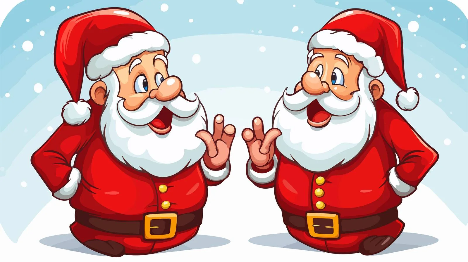 Festive Santa Claus with Speech Bubble — free download from Dotvec
