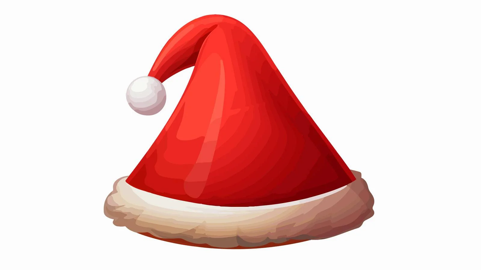 Cartoon Santa Hat Vector Illustration — free download from Dotvec