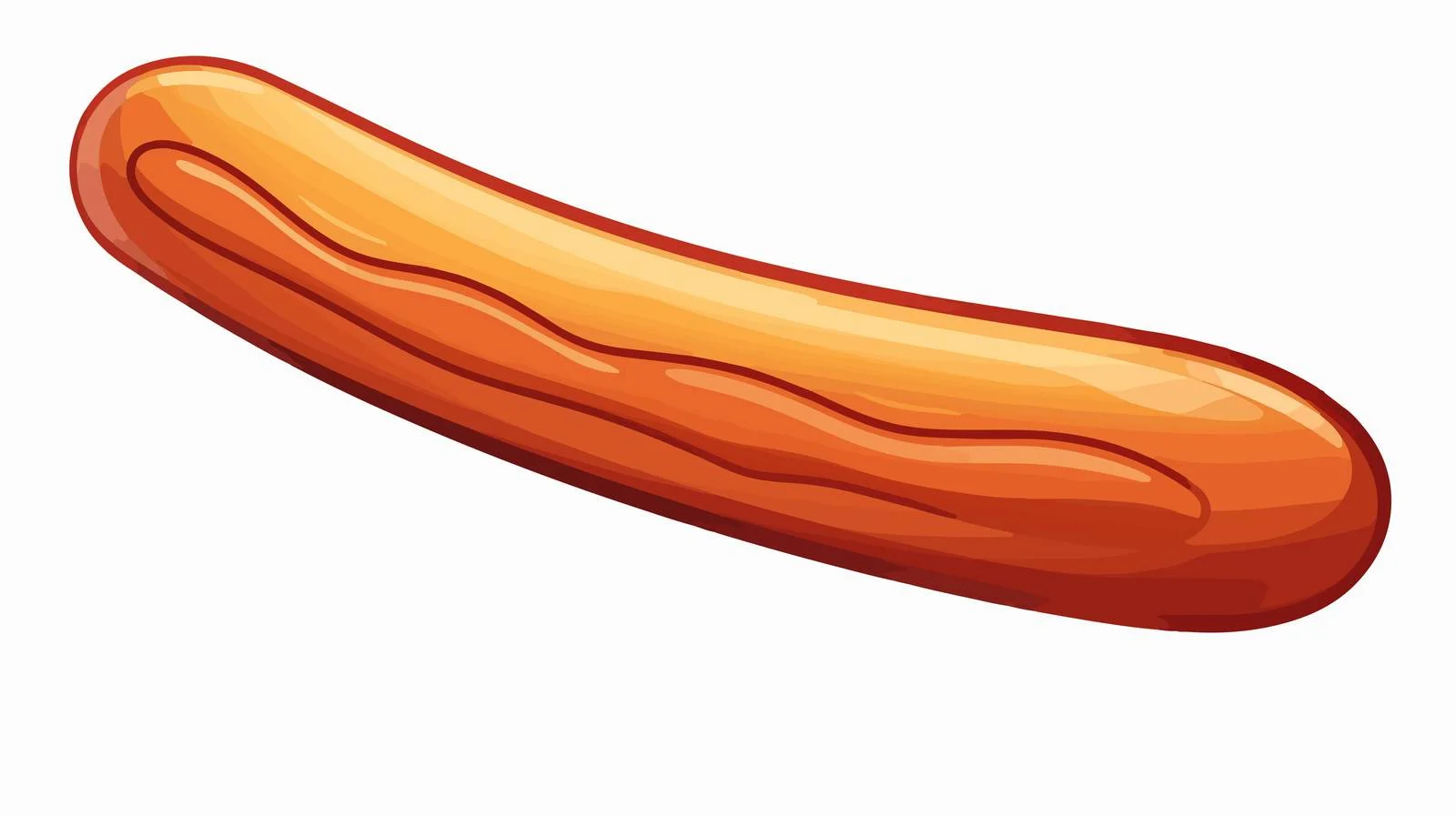 Cartoon Sausage Stock Illustration — free download from Dotvec