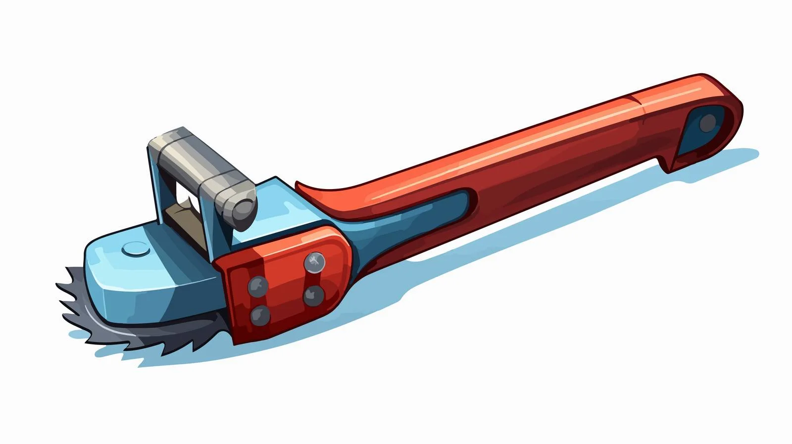 Cartoon Saw Vector Illustration — free download from Dotvec