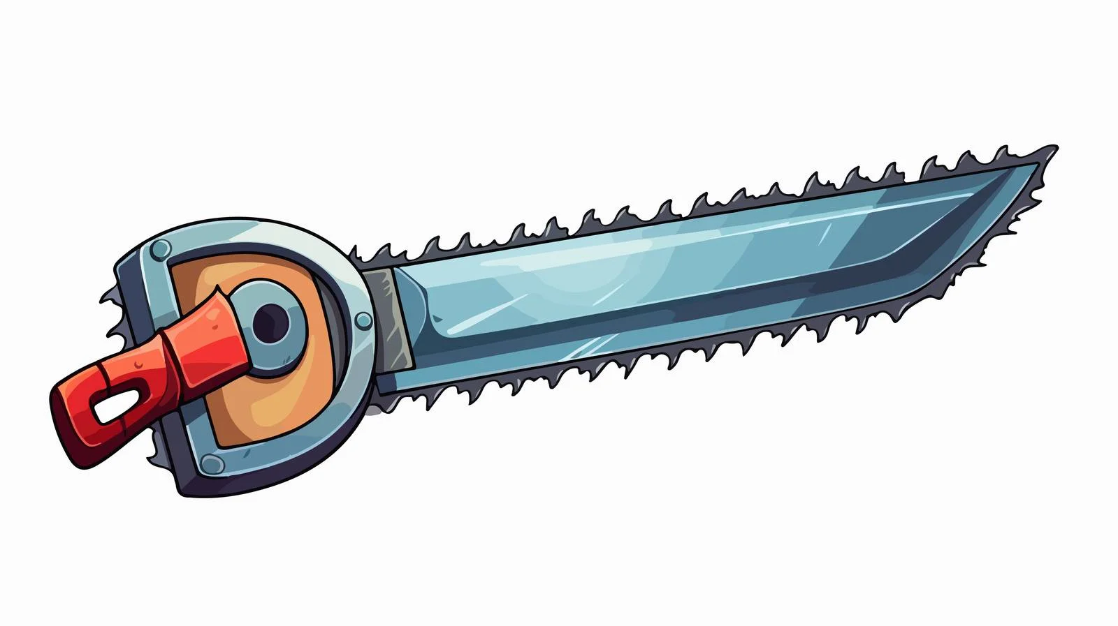 Cartoon Saw Illustration — free download from Dotvec
