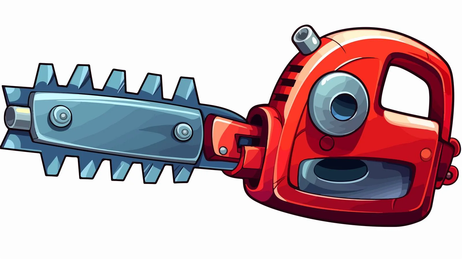 Cartoon Saw Vector Illustration — free download from Dotvec