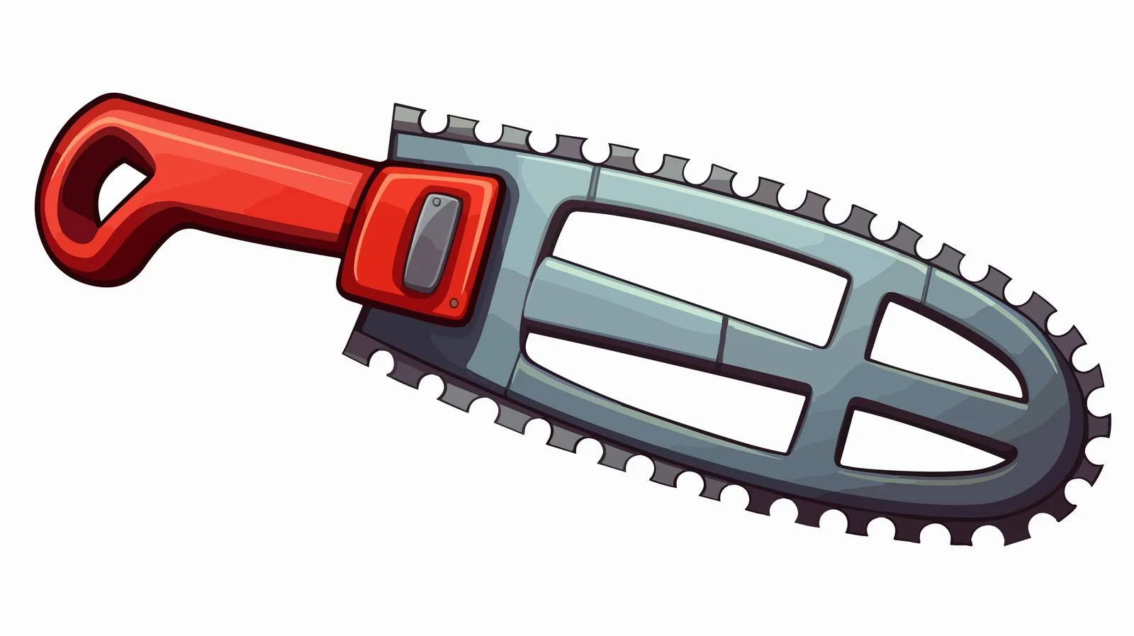 Cartoon Saw Vector Illustration — free download from Dotvec
