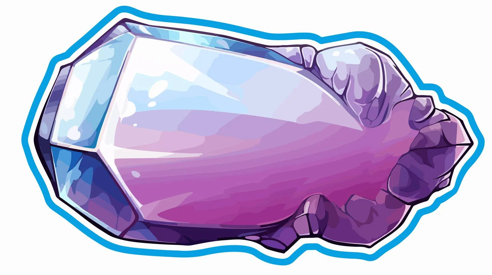 Crystal with Thought Bubble Cartoon — free download from Dotvec