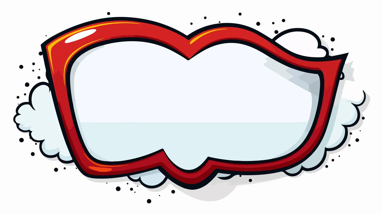 Surprised Female Face with Speech Bubble — free download from Dotvec