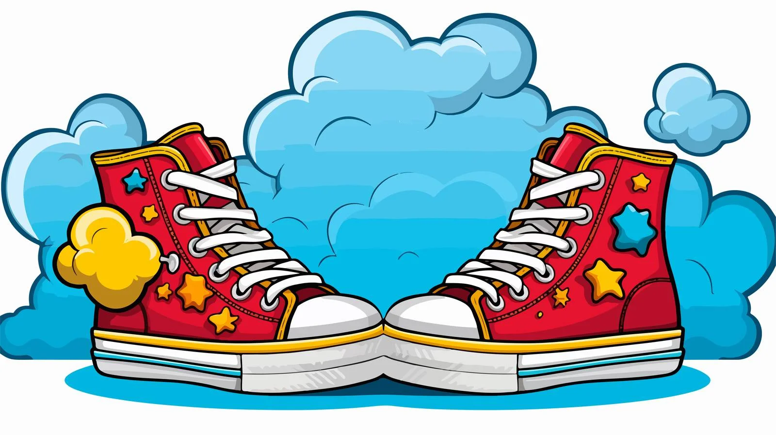 Vintage Shoes with Thought Bubble Illustration — free download from Dotvec