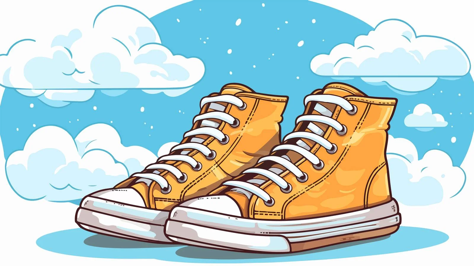Vintage Shoes Thought Bubble Illustration — free download from Dotvec