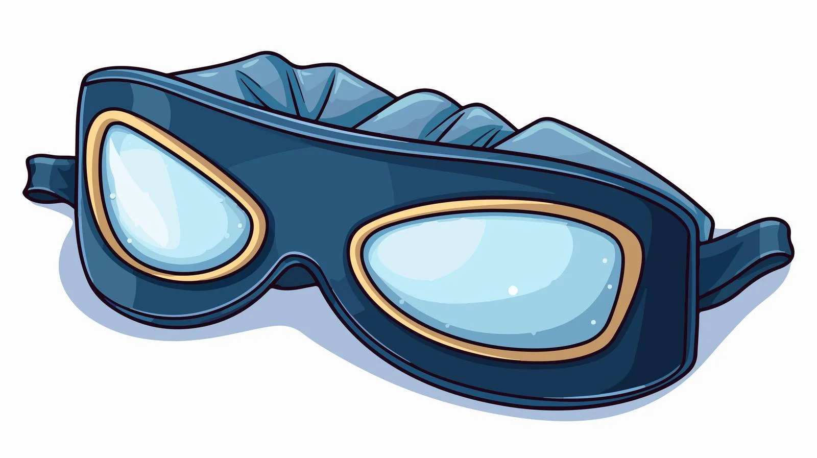 Cartoon Sleeping Mask Stock Vector — free download from Dotvec