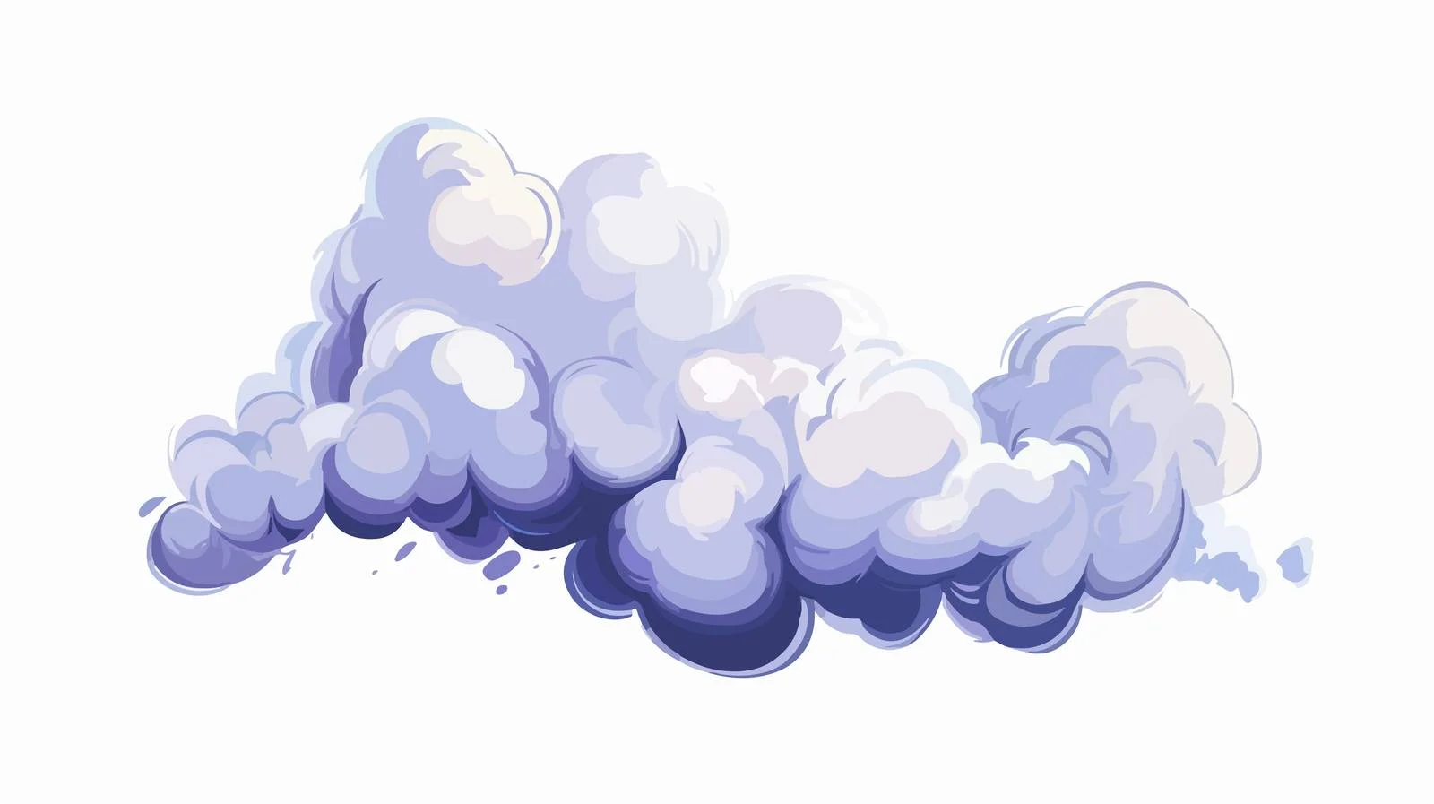 Cartoon Smoke Vector Illustration — free download from Dotvec