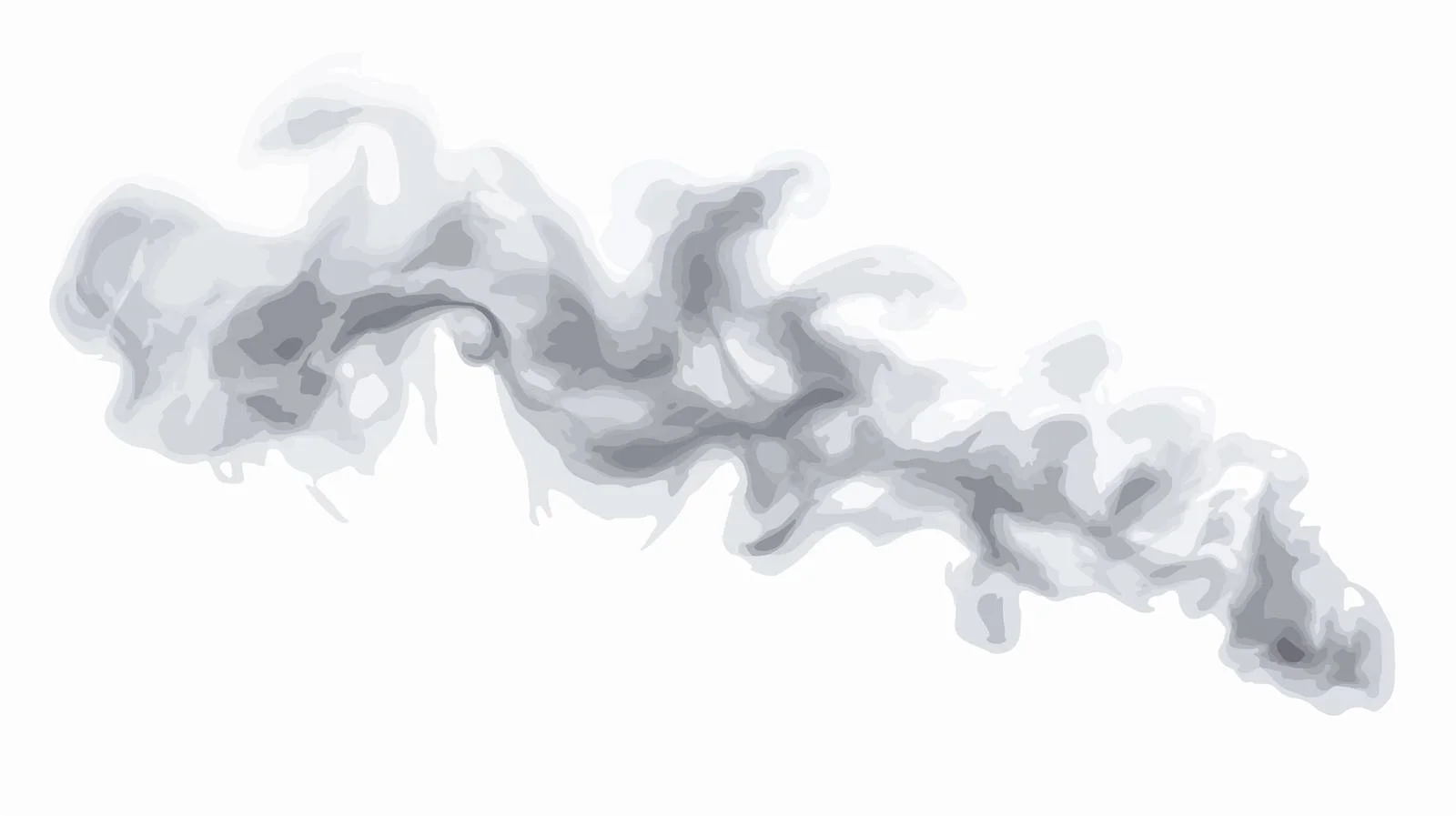 Cartoon Smoke Vector Illustration — free download from Dotvec