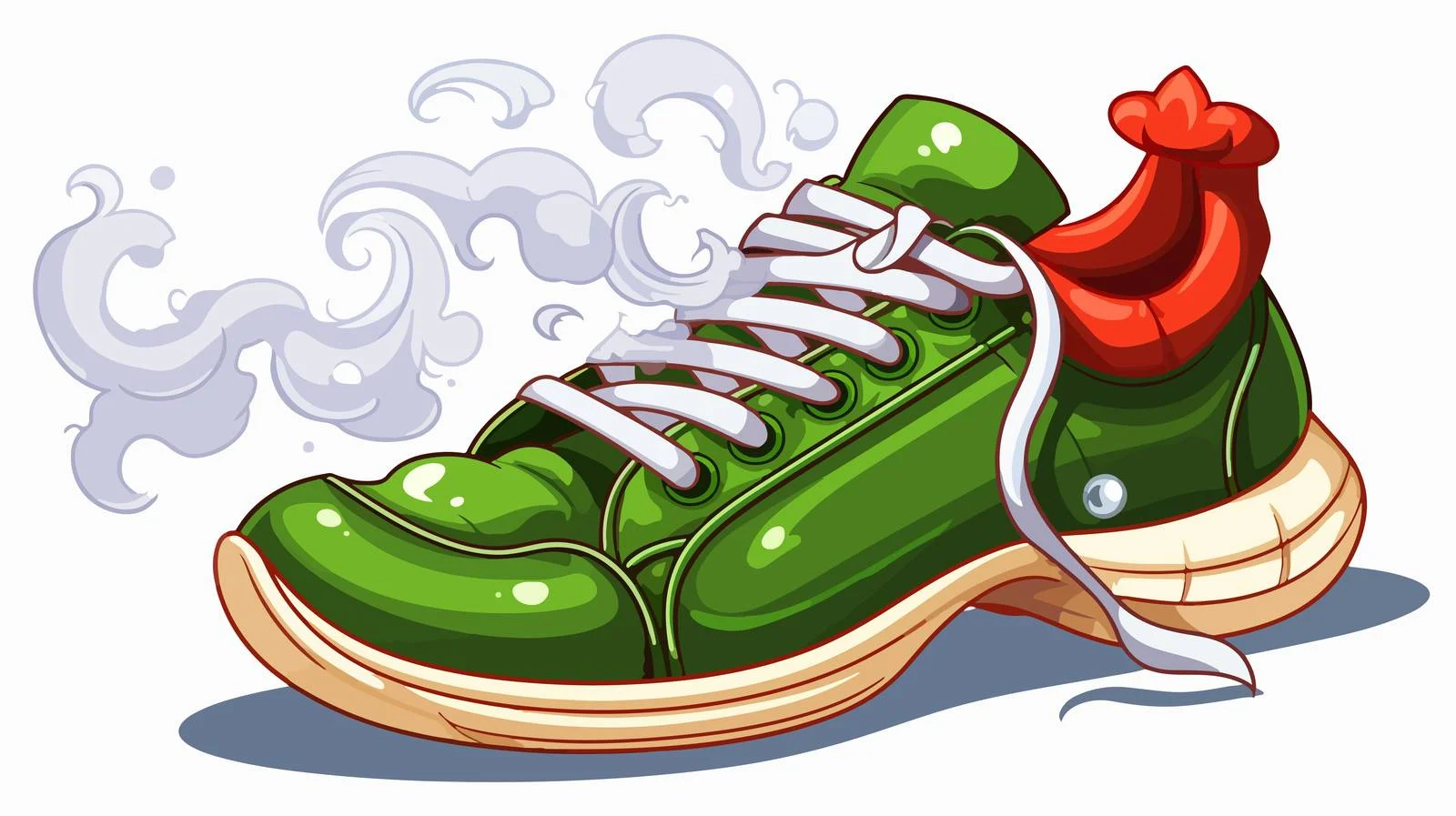 Mischievous Elf Smoking, Shoe Fashion Vector — free download from Dotvec