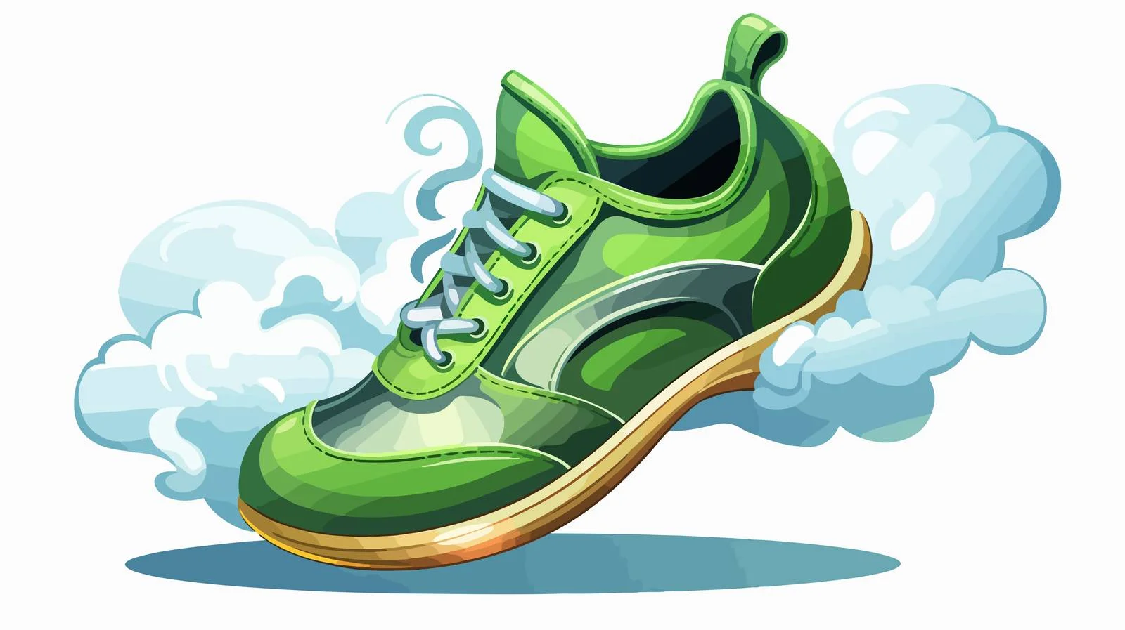 Whimsical Elf Shoe Cartoon Vector Illustration — free download from Dotvec