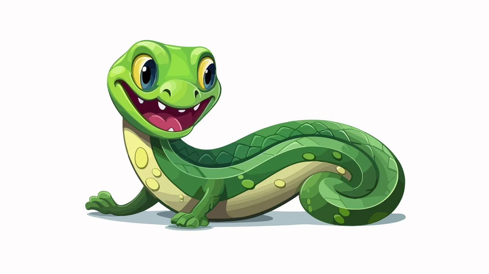 Cartoon Snake Symbol Illustration — free download from Dotvec