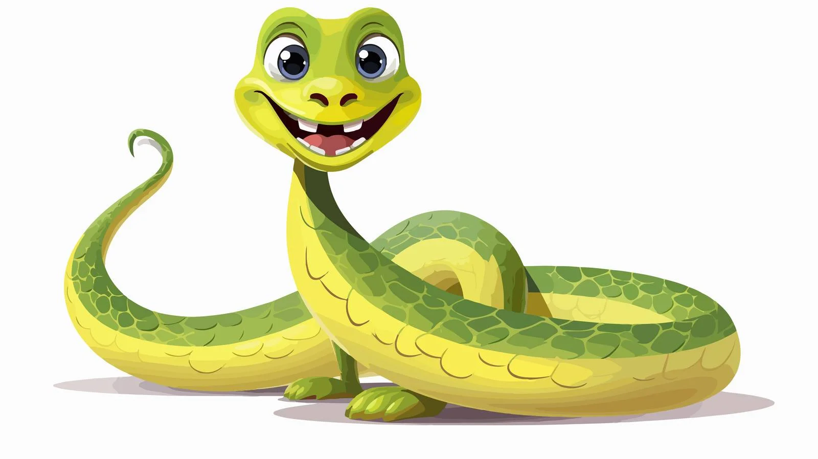 Cartoon Snake Symbol Illustration — free download from Dotvec