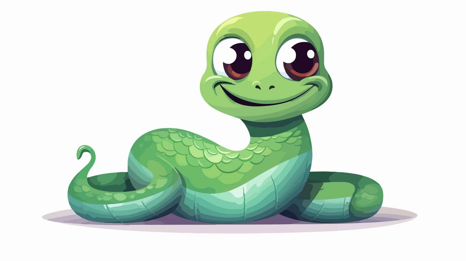 Cartoon Snake Symbol Illustration — free download from Dotvec
