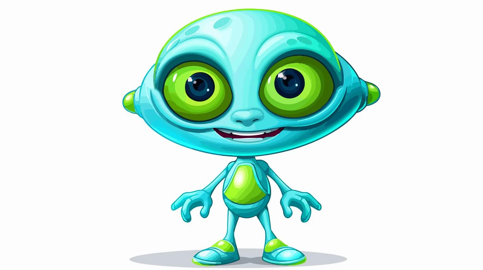 Cute Alien Stock Illustration — free download from Dotvec