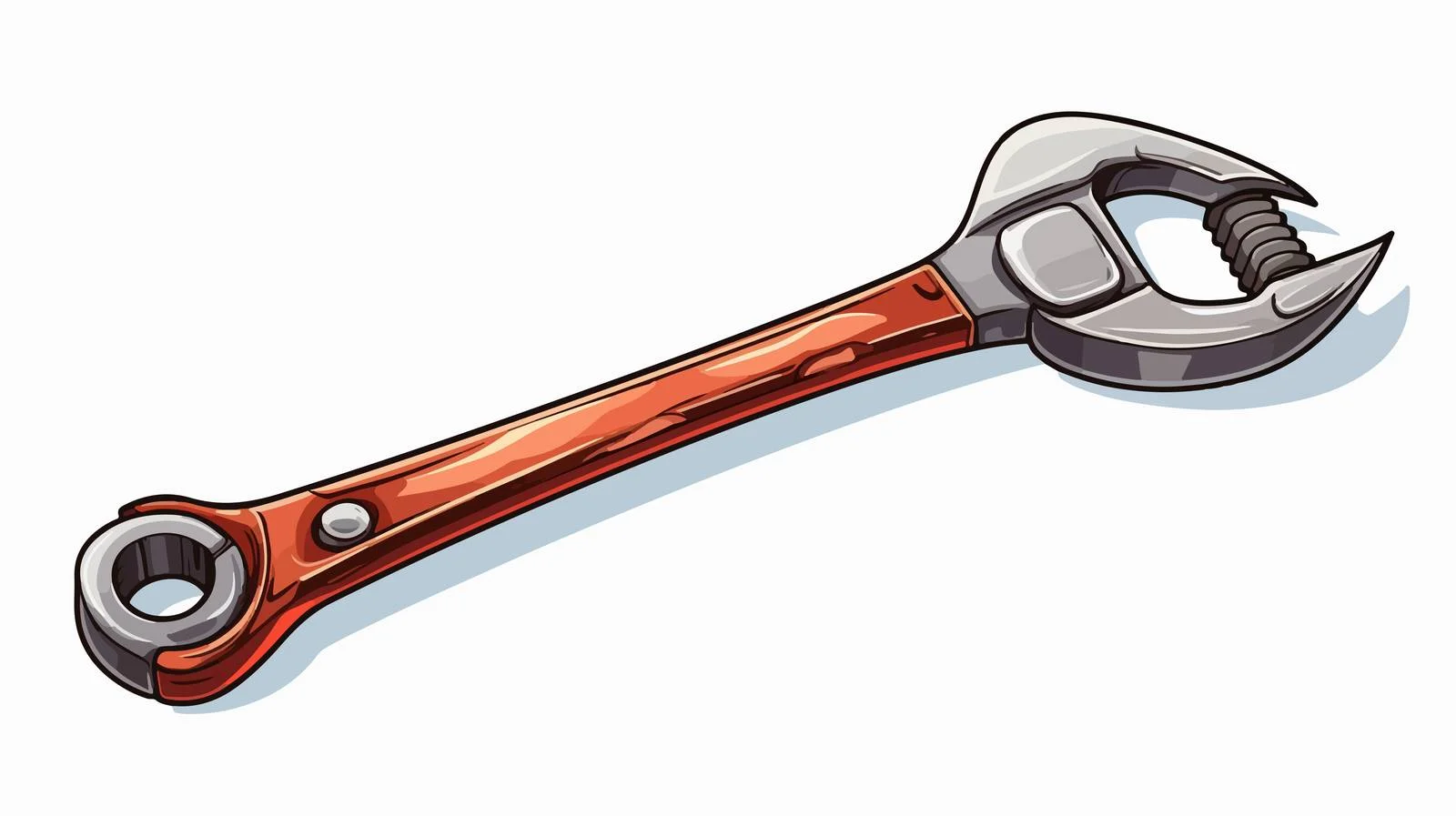 Comic Spanner Illustration — free download from Dotvec