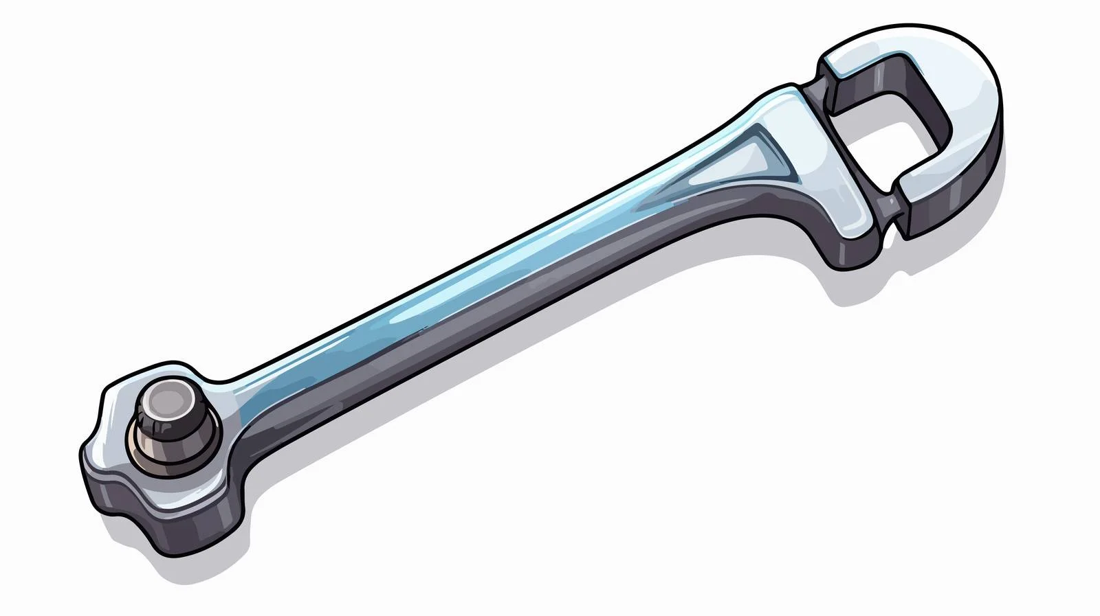 Cartoon Spanner Vector Illustration — free download from Dotvec