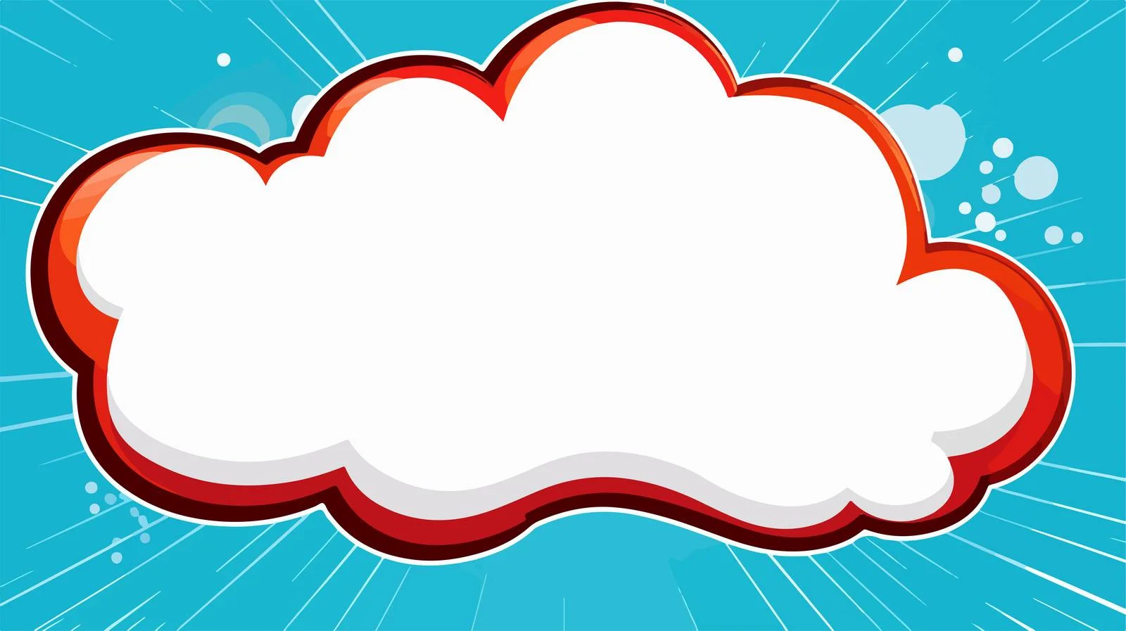 Cartoon Speech Bubble Illustration – free pee image from Dotvec