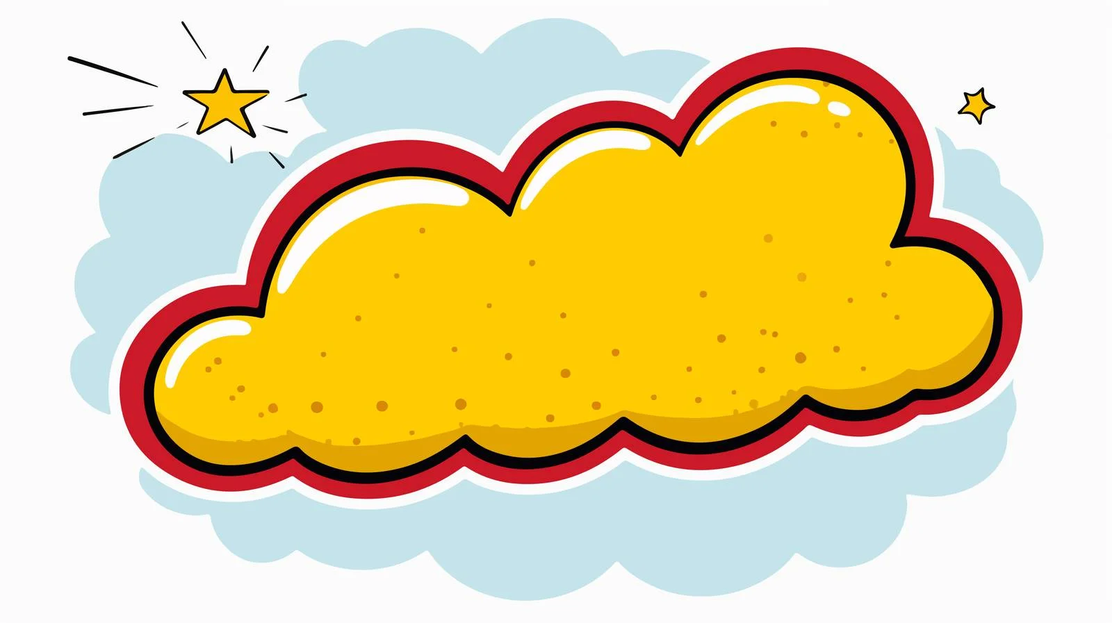 Cartoon Speech Bubbles Vector Illustration — free download from Dotvec