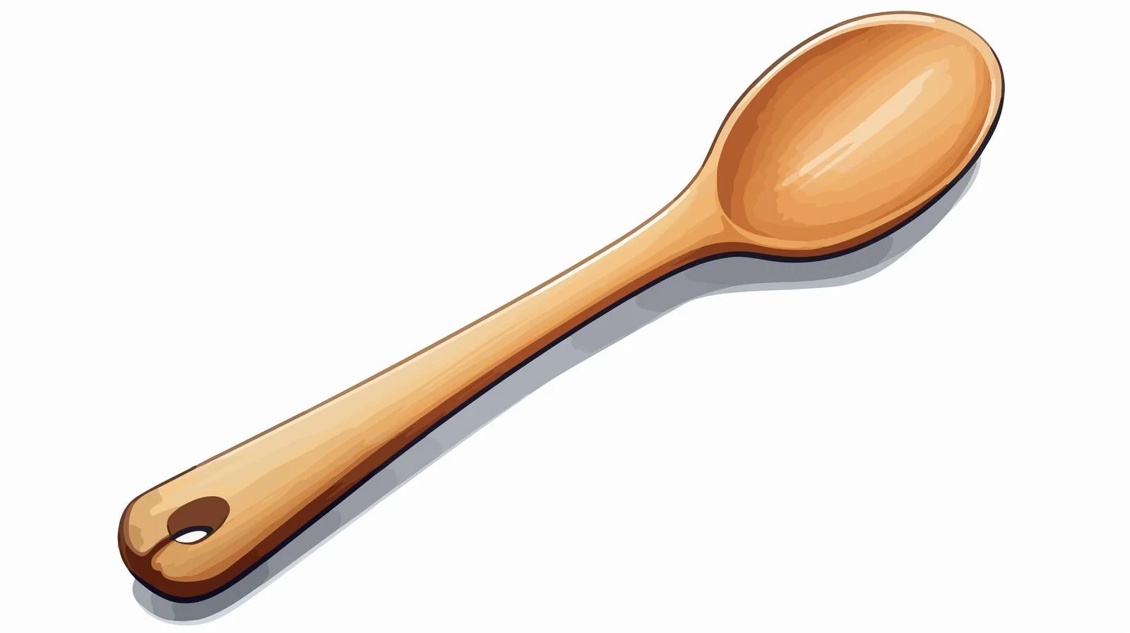 Cartoon Spoon Illustration — free download from Dotvec