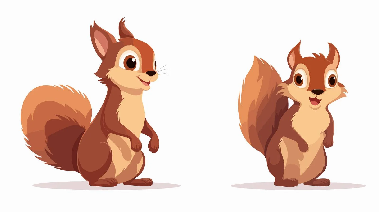 Friendly Squirrel Vector Illustration — free download from Dotvec