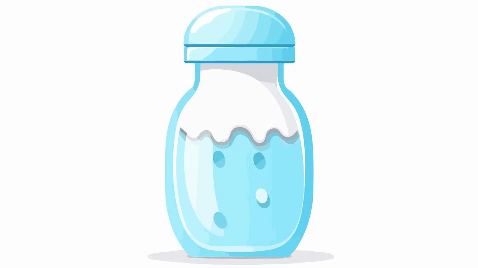 Cute Baby Milk Bottle Vector Illustration — free download from Dotvec