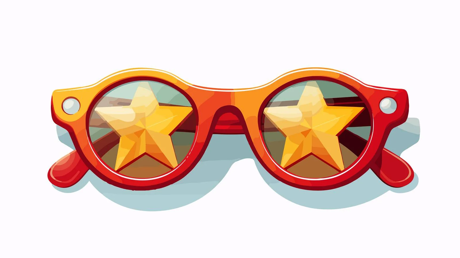 Cartoon Star Sunglasses Vector Illustration — free download from Dotvec