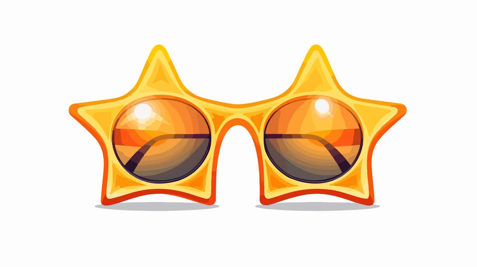Playful Cartoon Star Sunglasses Vector Illustration — free download from Dotvec