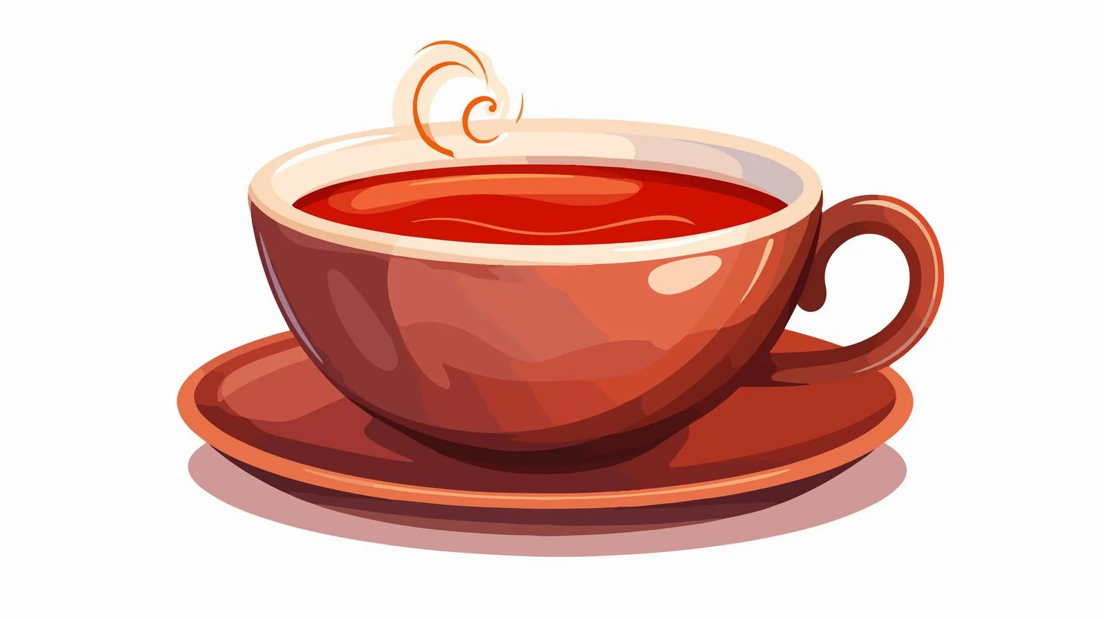 Whimsical Tea Cup Illustration — free download from Dotvec