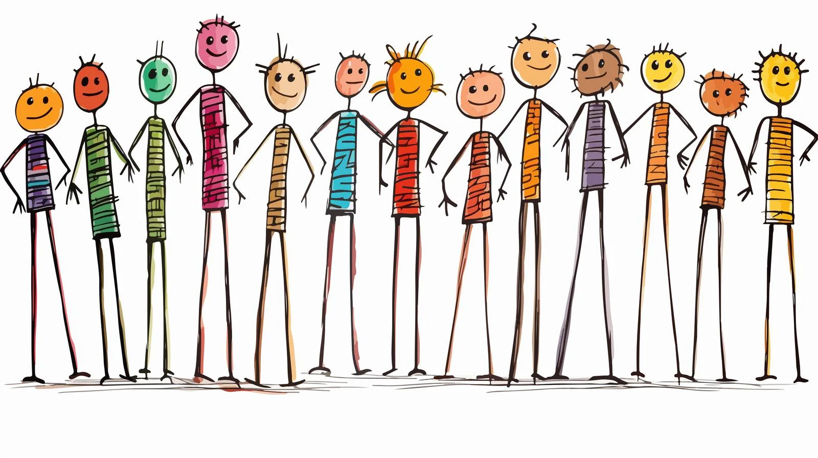 Cartoon Stick Man Illustration — free download from Dotvec