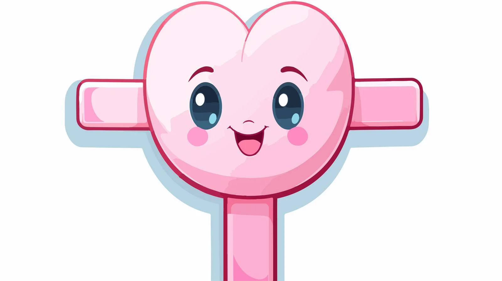 Kawaii Cute Cross Baby Sticker — free download from Dotvec