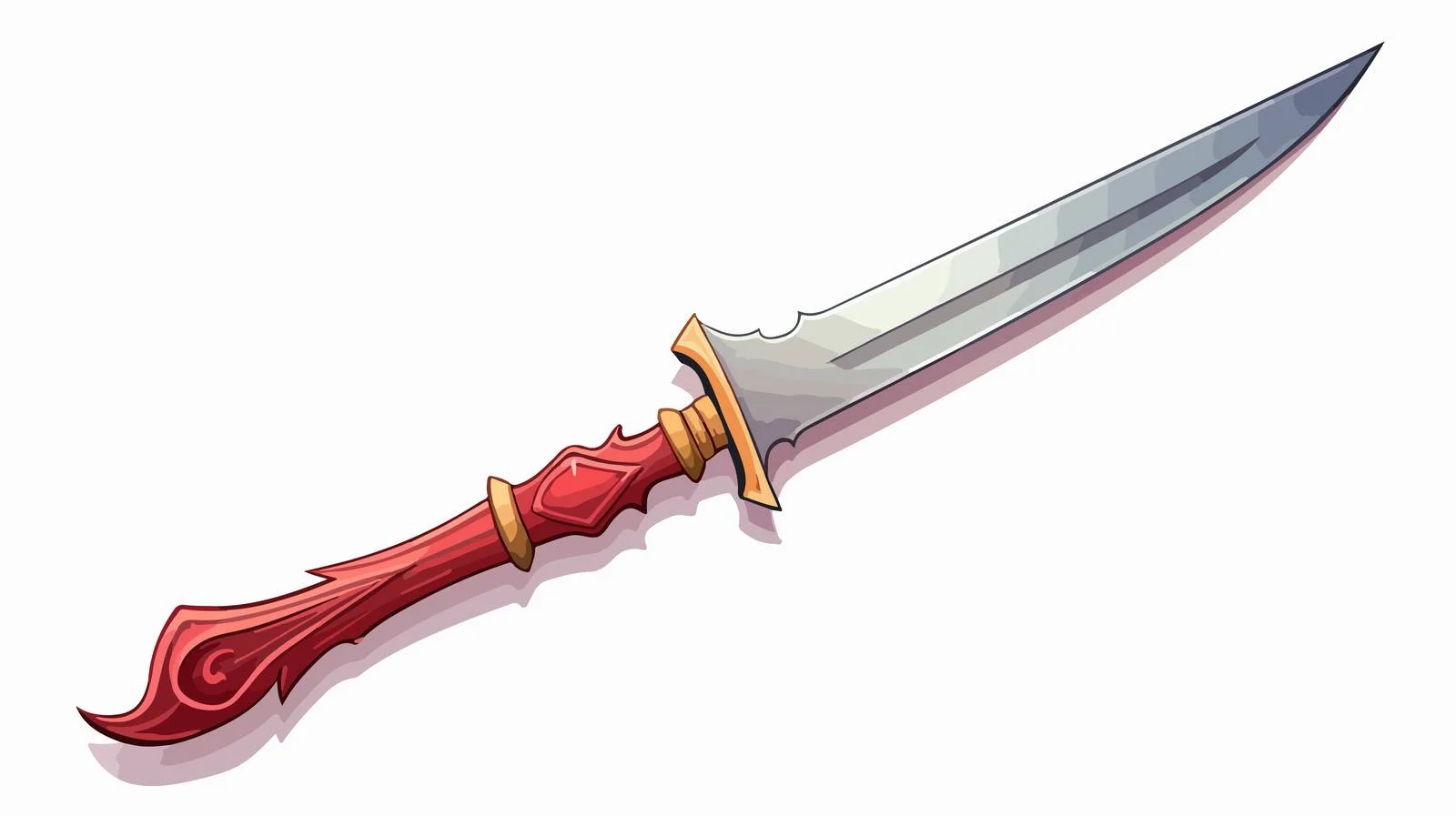 Cartoon Sword Illustration — free download from Dotvec