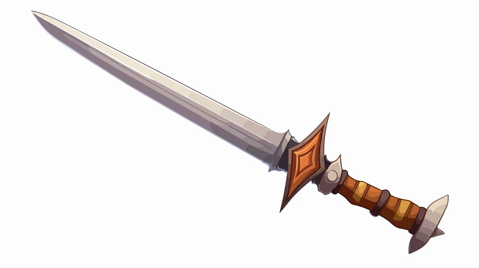 Cartoon Sword Illustration — free download from Dotvec