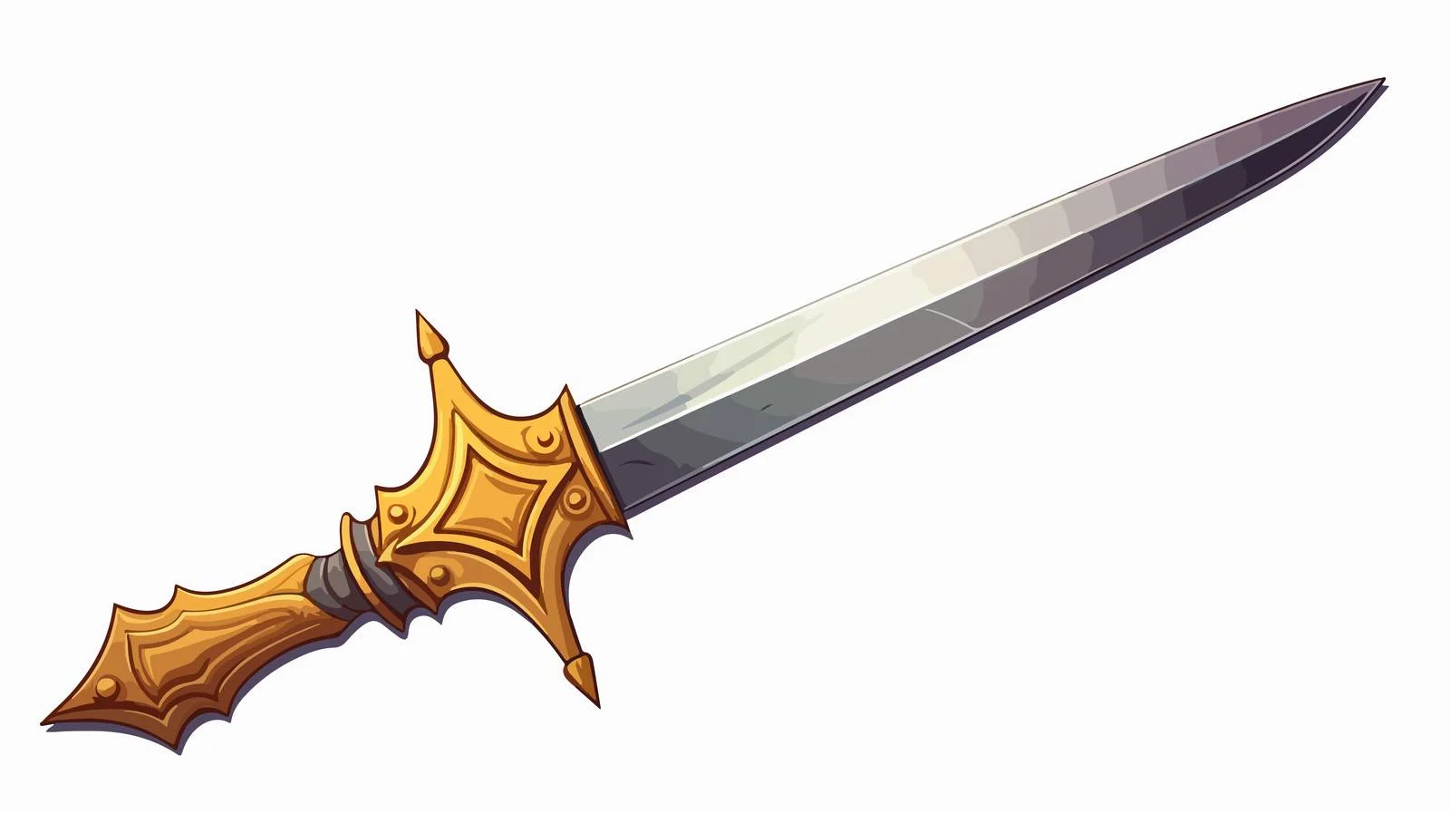 Cartoon Sword Stock Illustration — free download from Dotvec