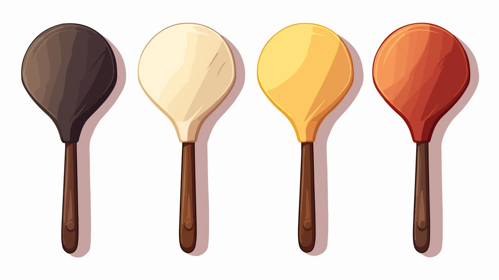 Cartoon Table Tennis Bats Illustration — free download from Dotvec