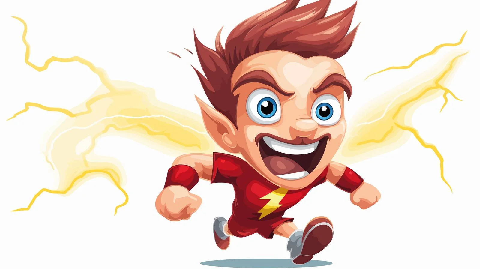 Cartoon Thunderbolt Illustration — free download from Dotvec