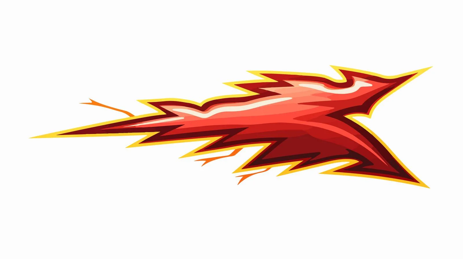 Cartoon Thunderbolt Illustration — free download from Dotvec