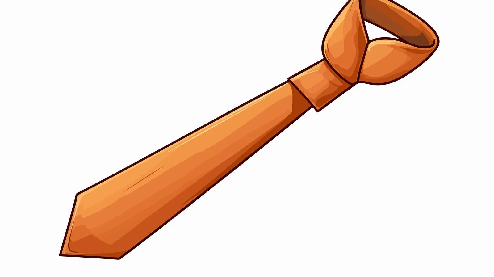 Cartoon Tie Vector Illustration — free download from Dotvec