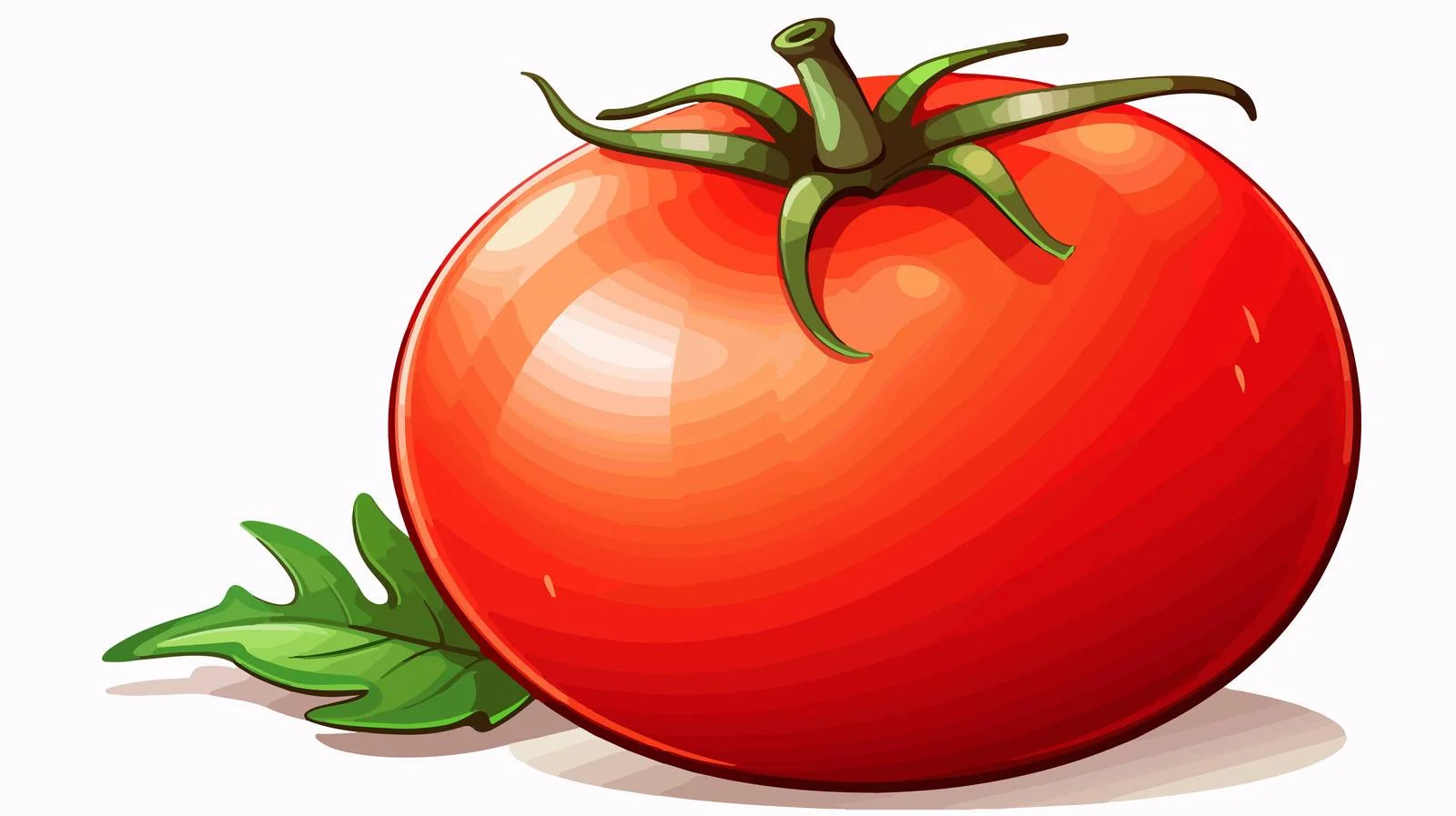 Cartoon Tomato Vector Illustration — free download from Dotvec