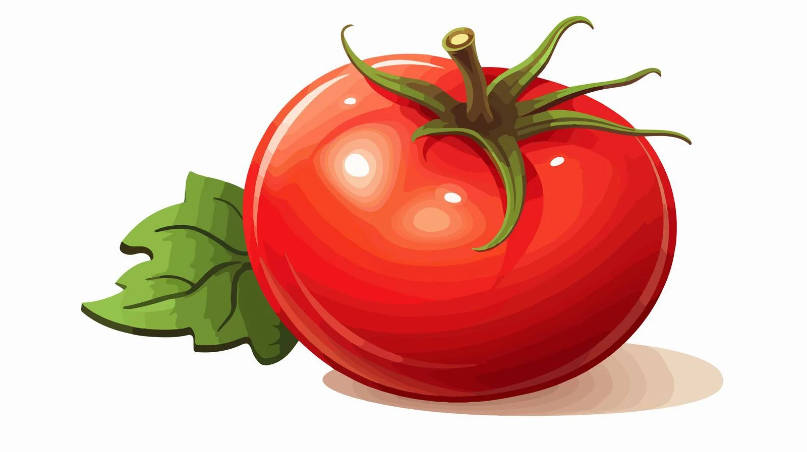 Cartoon Tomato Vector Illustration — free download from Dotvec