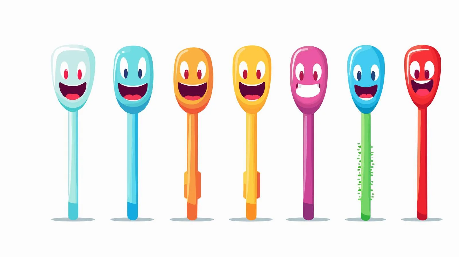 Cartoon Toothbrush Vector Illustration — free download from Dotvec