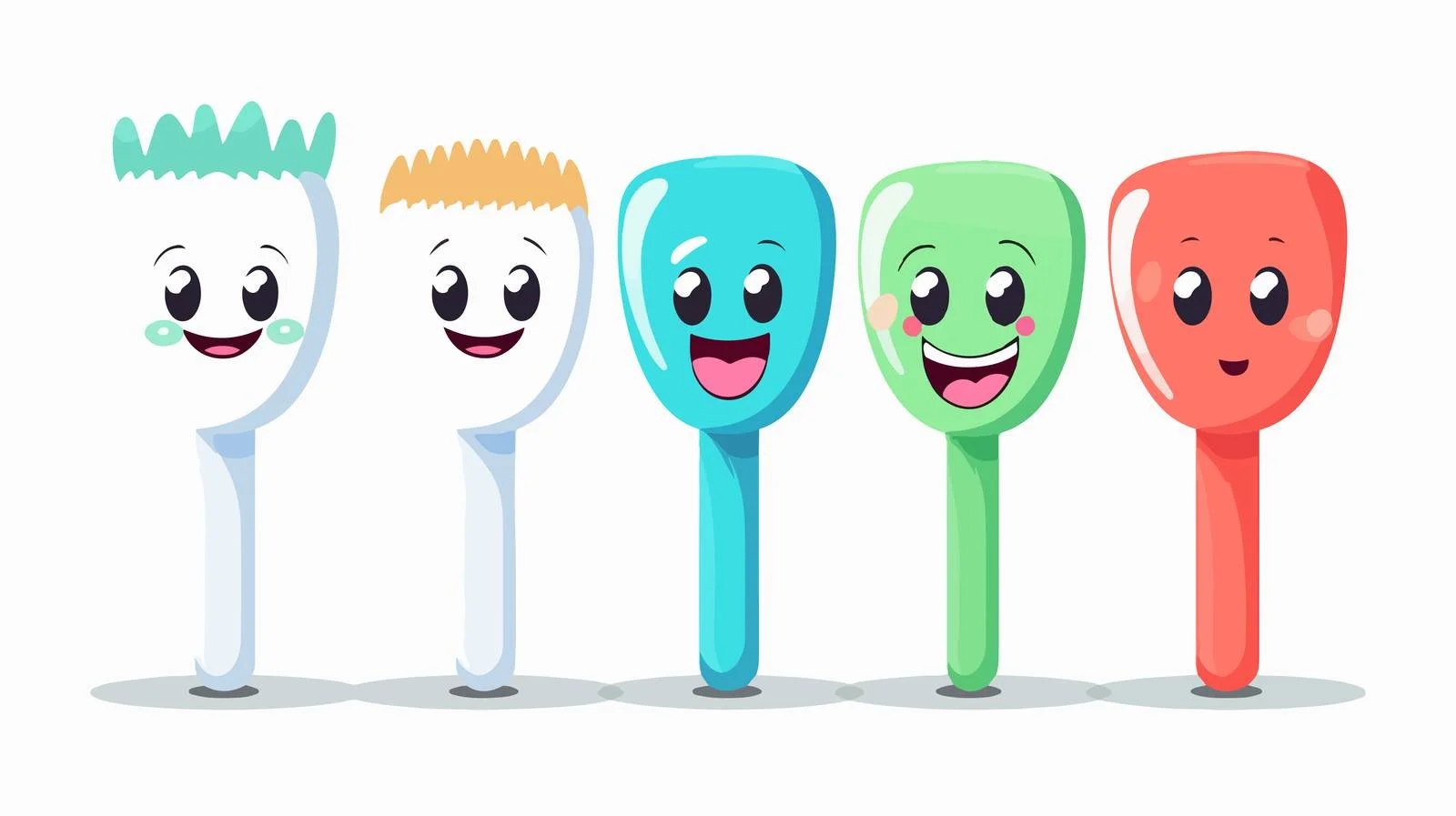 Cartoon Toothbrush Stock Illustration — free download from Dotvec