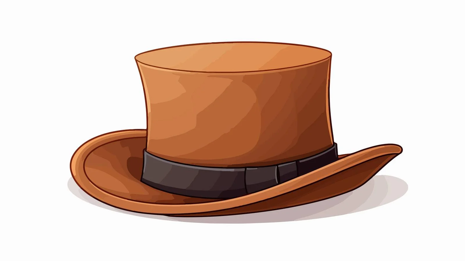 Cartoon Top Hat Illustration — free download from Dotvec
