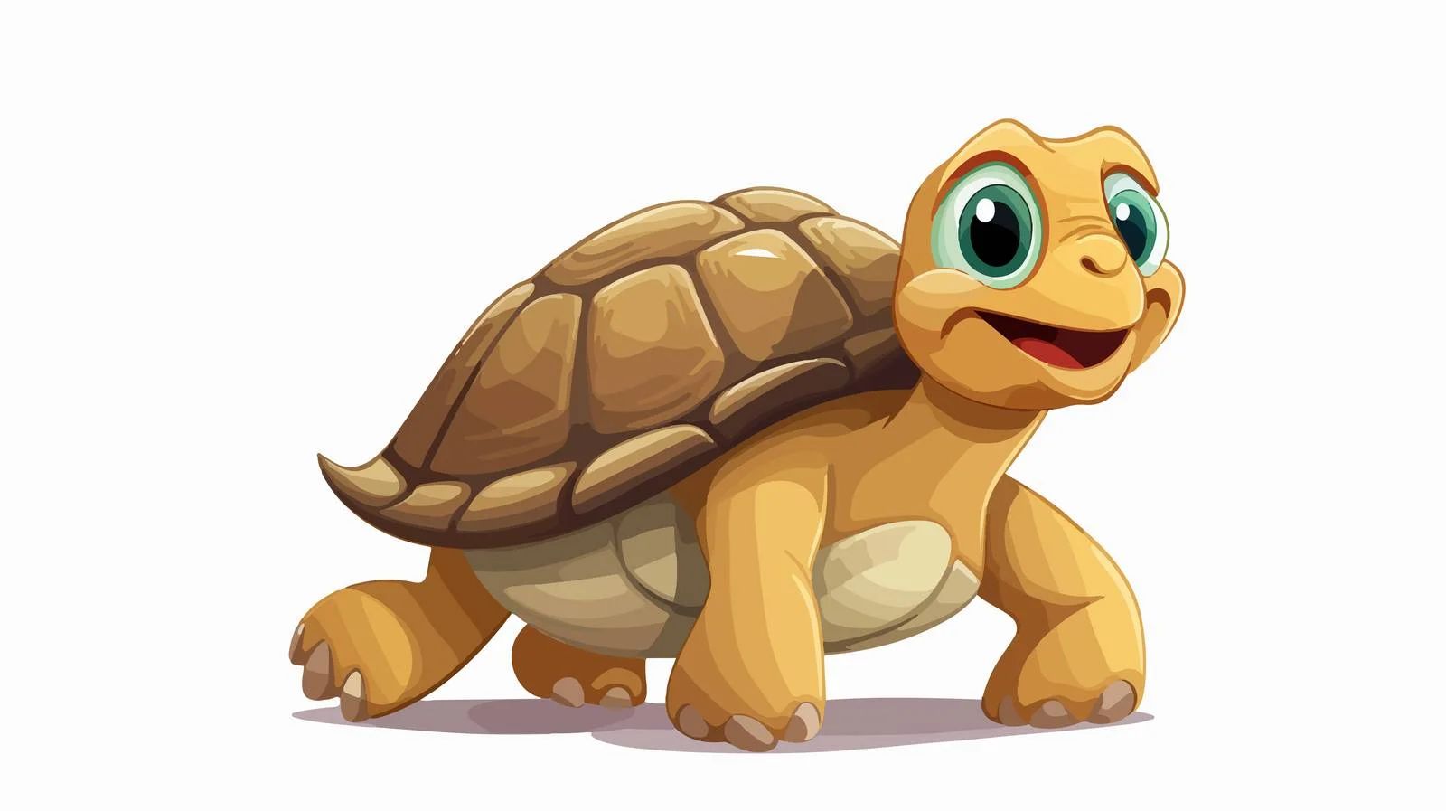 Cartoon Tortoise Vector Illustration – free tortoise image from Dotvec