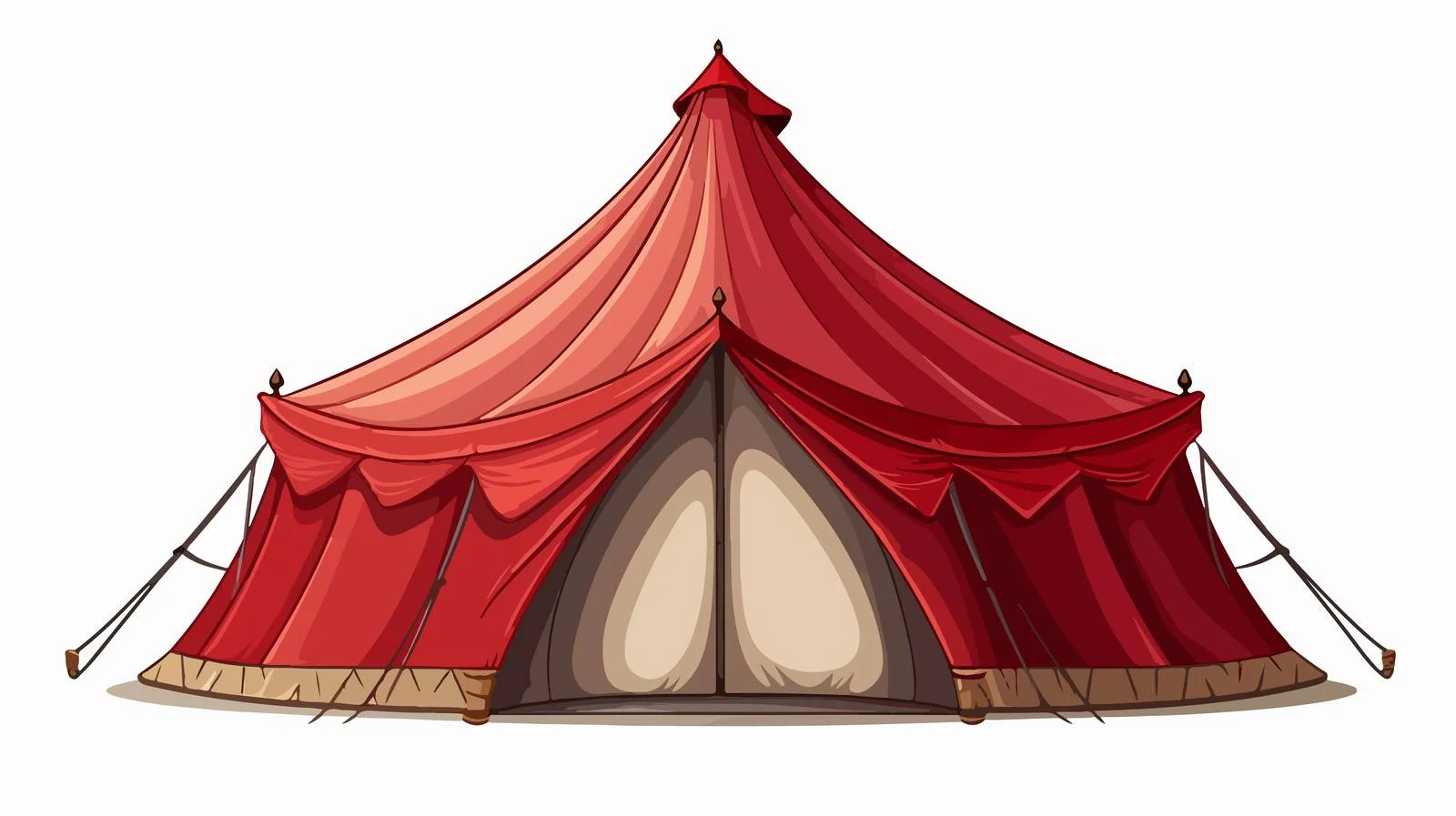 Traditional Tent Vector Illustration — free download from Dotvec