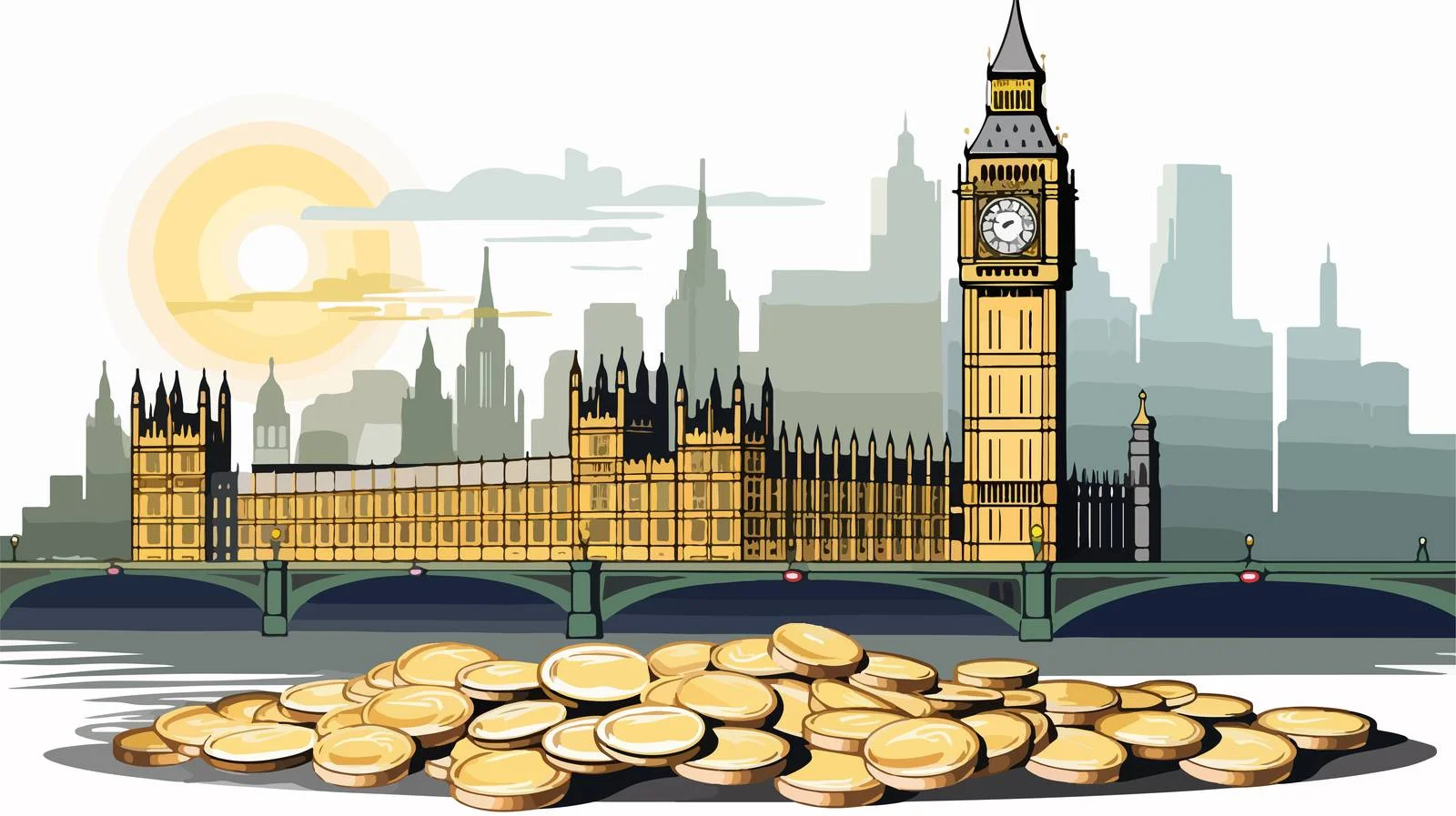 UK Budget Cartoon Illustration — free download from Dotvec