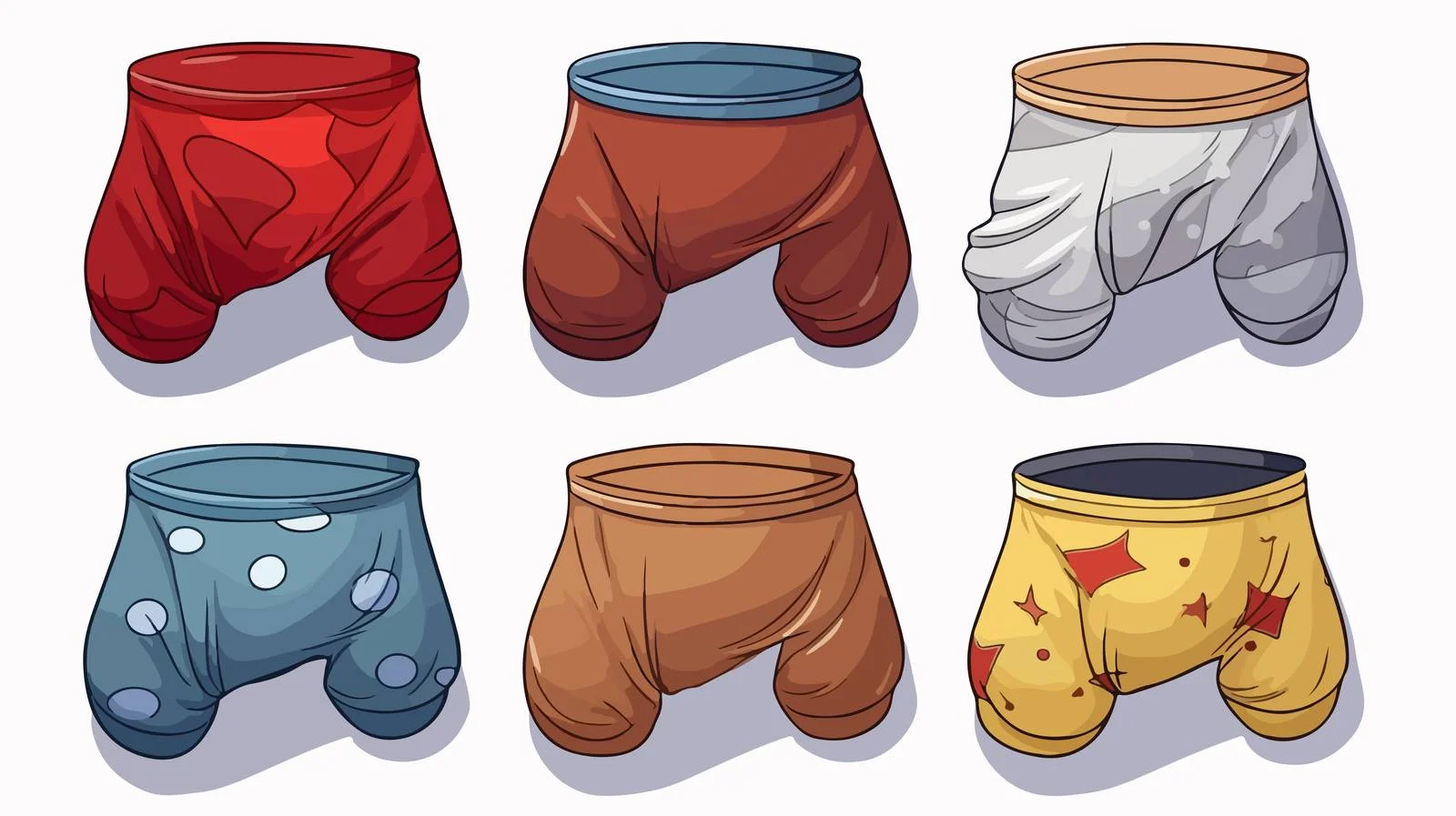 Cartoon Underpants Stock Illustration — free download from Dotvec