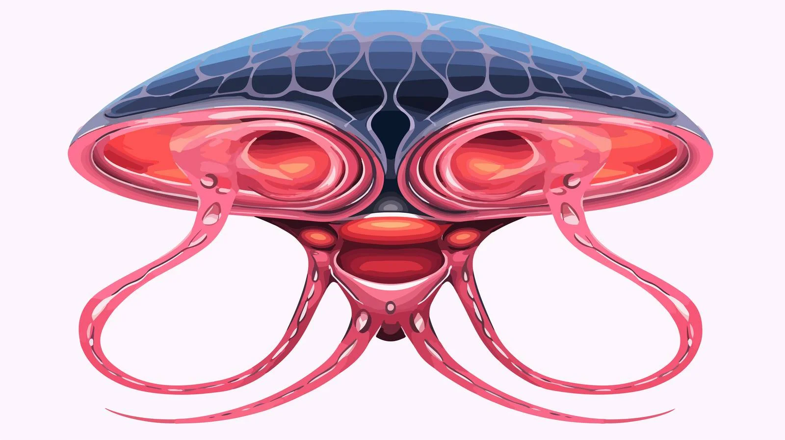 Cartoon Uterus Stock Vector Illustration — free download from Dotvec