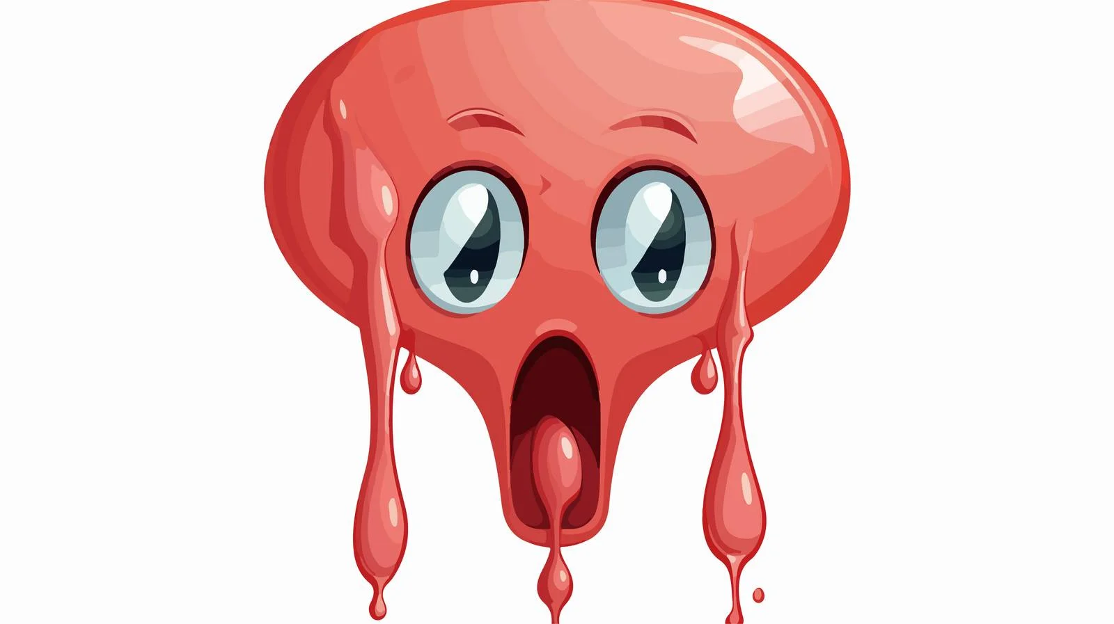 Uterus Crying Cartoon Vector Illustration — free download from Dotvec